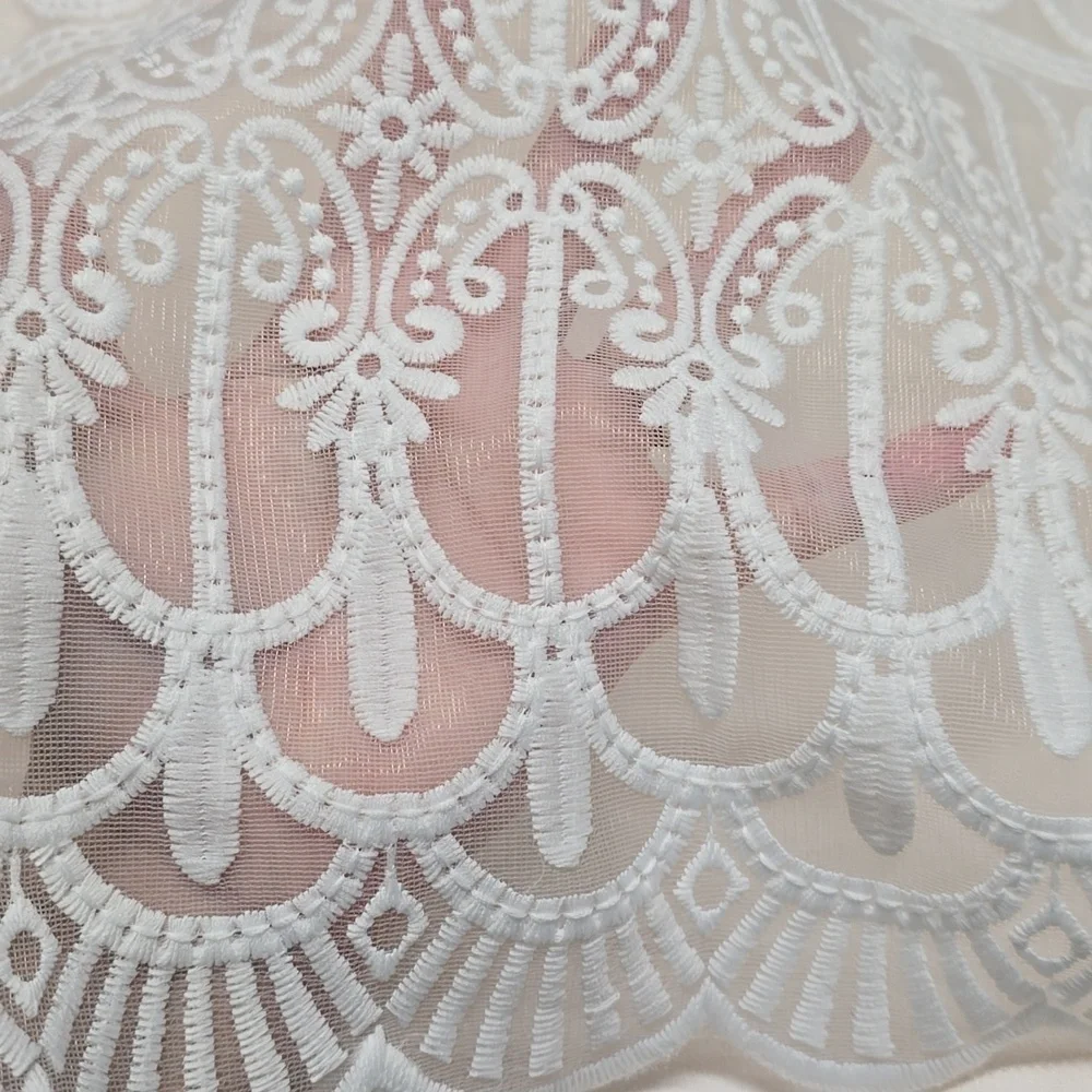 {Katherine Kelly} NWT Drea Off White Lace Dress - Size 2 - Picture 13 of 15